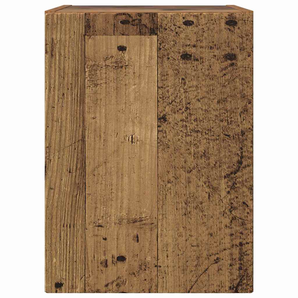 vidaXL TV-Wandschrank Altholz 30 x 31 x 40 cm Holzwerkstoff