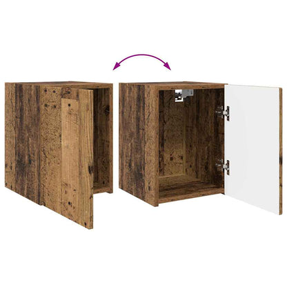 vidaXL TV-Wandschrank Altholz 30 x 31 x 40 cm Holzwerkstoff