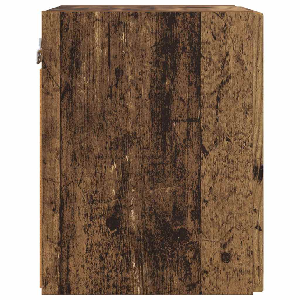 vidaXL TV-Wandschrank Altholz 30 x 31 x 40 cm Holzwerkstoff