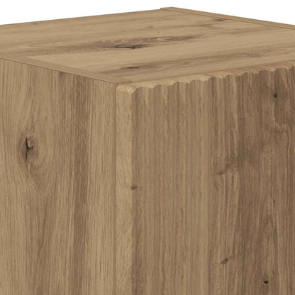 vidaXL TV-Wandschrank Wandmontiert Kunsthandwerk Eiche 30 x 31 x 40 cm