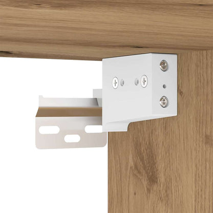 vidaXL TV-Wandschrank Wandmontiert Kunsthandwerk Eiche 30 x 31 x 40 cm