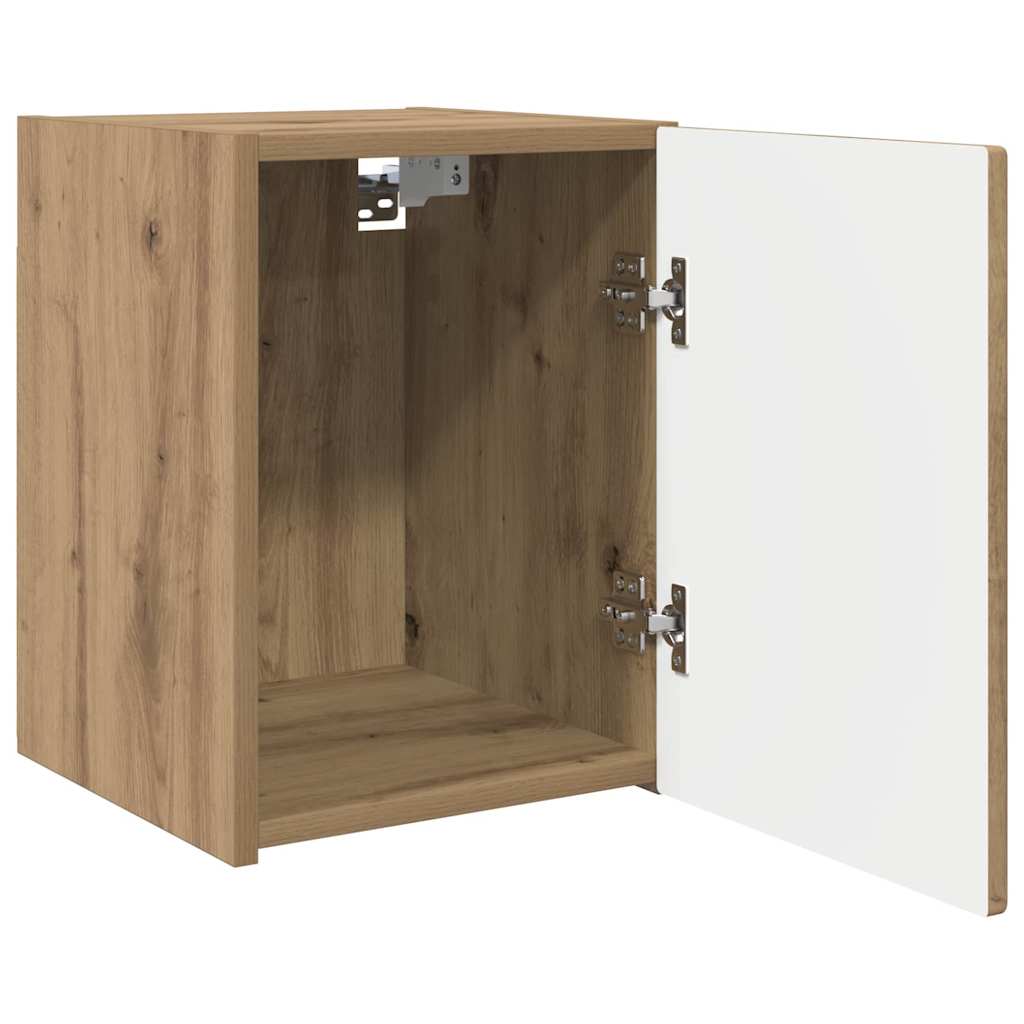 vidaXL TV-Wandschrank Wandmontiert Kunsthandwerk Eiche 30 x 31 x 40 cm