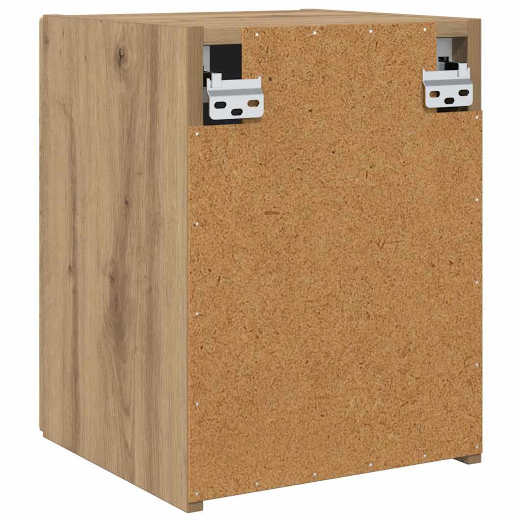 vidaXL TV-Wandschrank Wandmontiert Kunsthandwerk Eiche 30 x 31 x 40 cm