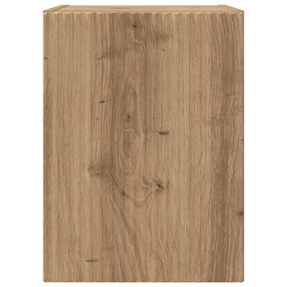 vidaXL TV-Wandschrank Wandmontiert Kunsthandwerk Eiche 30 x 31 x 40 cm