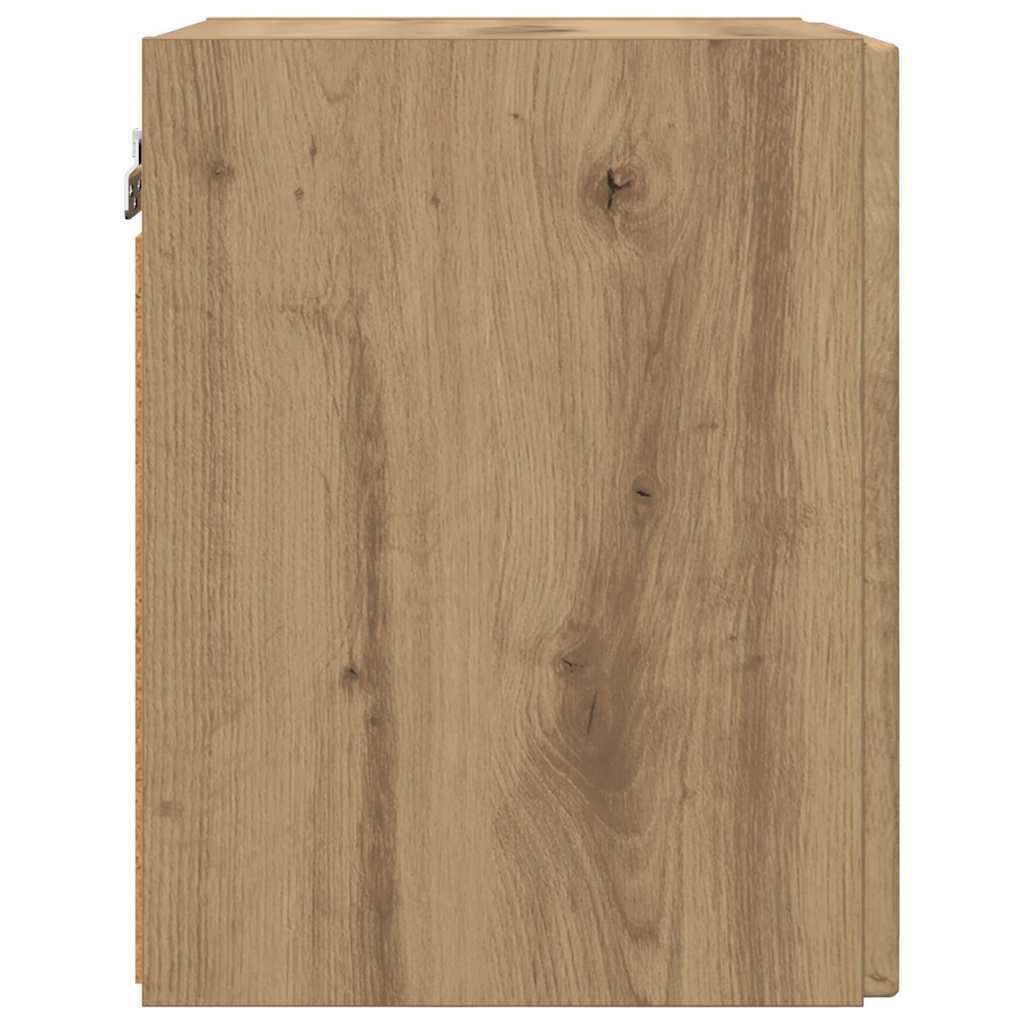 vidaXL TV-Wandschrank Wandmontiert Kunsthandwerk Eiche 30 x 31 x 40 cm