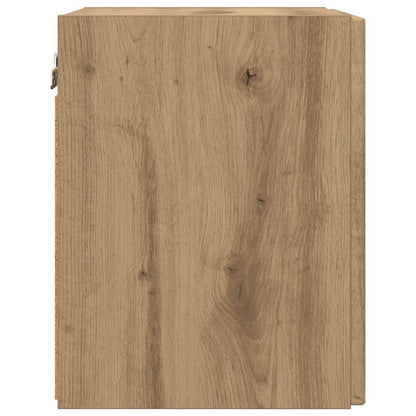 vidaXL TV-Wandschrank Wandmontiert Kunsthandwerk Eiche 30 x 31 x 40 cm