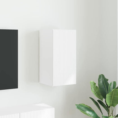 vidaXL TV-Wandschrank Wandmontiert Weiß 30 x 31 x 60 cm Holzwerkstoff