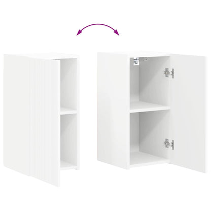 vidaXL TV-Wandschrank Wandmontiert Weiß 30 x 31 x 60 cm Holzwerkstoff