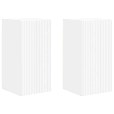 vidaXL TV-Wandschrank 2 pcs Weiß 30 x 31 x 60 cm Holzwerkstoff