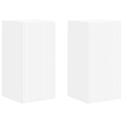 vidaXL TV-Wandschrank 2 pcs Weiß 30 x 31 x 60 cm Holzwerkstoff
