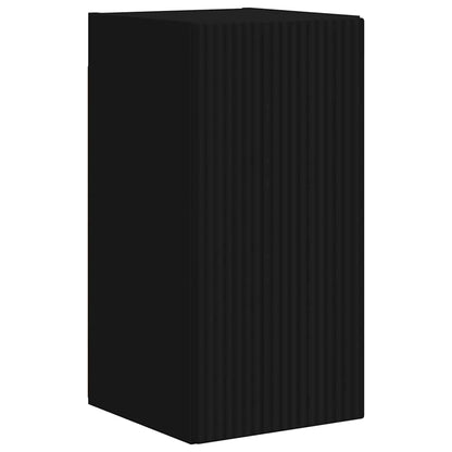 vidaXL TV-Wandschrank Schwarz 30 x 31 x 60 cm Holzwerkstoff