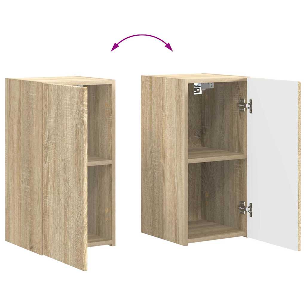 vidaXL TV-Wandschrank Sonoma 30 x 31 x 60 cm Holzwerkstoff