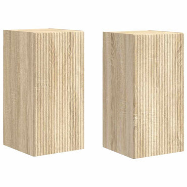 vidaXL TV-Wandschrank 2 pcs Sonoma 30 x 31 x 60 cm Holzwerkstoff