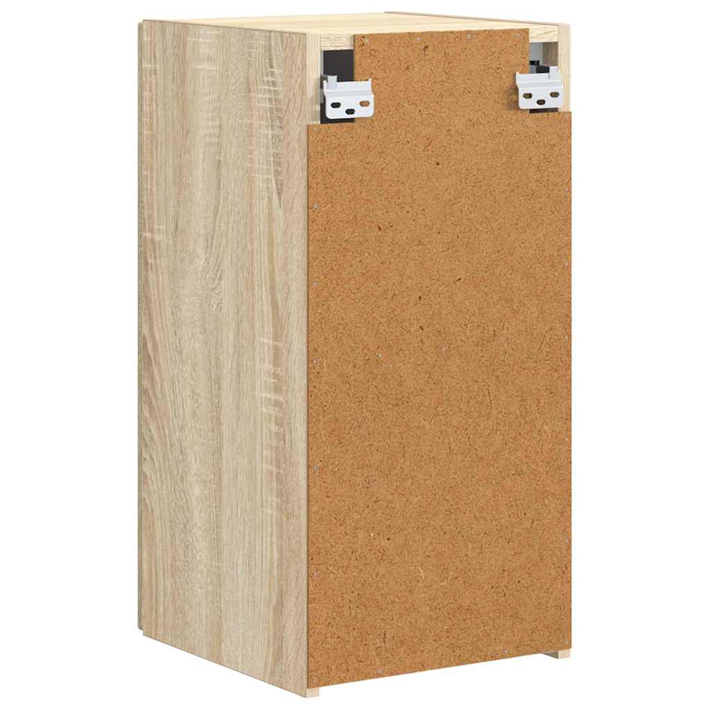 vidaXL TV-Wandschrank 2 pcs Sonoma 30 x 31 x 60 cm Holzwerkstoff