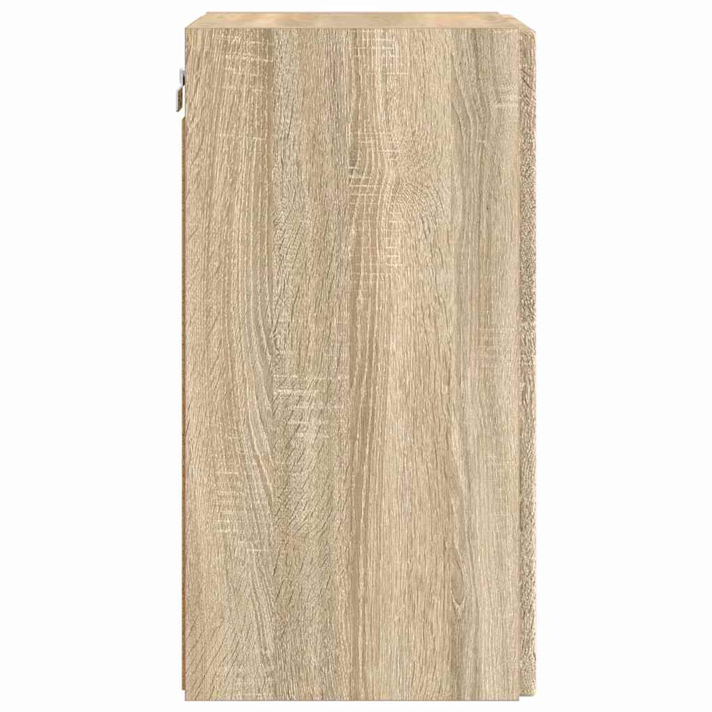 vidaXL TV-Wandschrank 2 pcs Sonoma 30 x 31 x 60 cm Holzwerkstoff