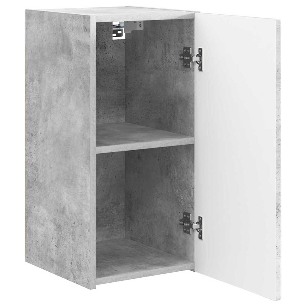 vidaXL TV-Wandschrank Wandmontiert Beton 30 x 31 x 60 cm Holzwerkstoff