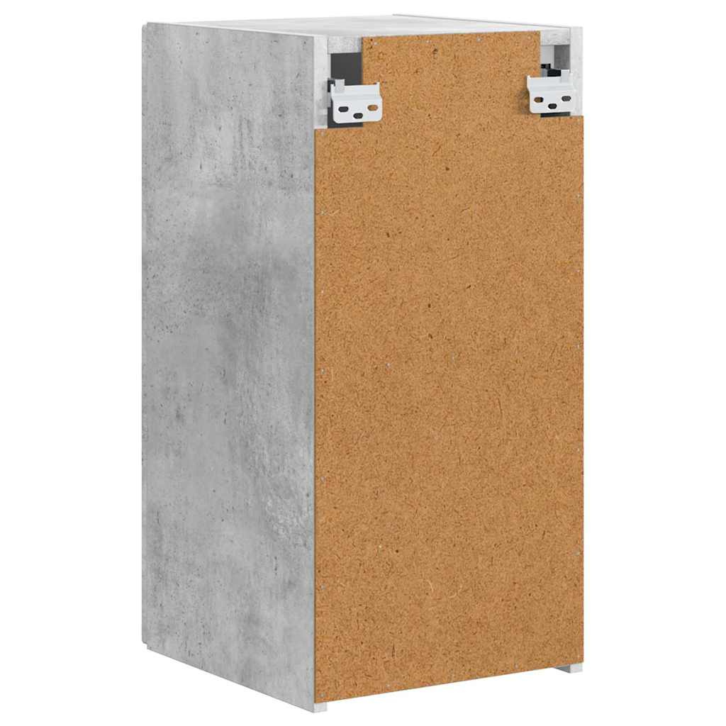 vidaXL TV-Wandschrank Wandmontiert Beton 30 x 31 x 60 cm Holzwerkstoff