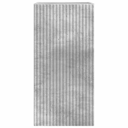 vidaXL TV-Wandschrank Wandmontiert Beton 30 x 31 x 60 cm Holzwerkstoff