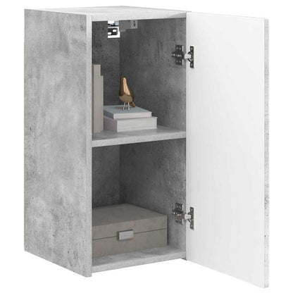 vidaXL TV-Wandschrank Wandmontiert Beton 30 x 31 x 60 cm Holzwerkstoff