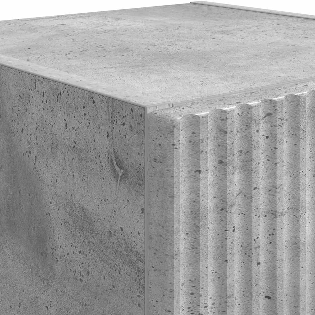 vidaXL TV-Wandschrank 2 pcs Beton 30 x 31 x 60 cm Holzwerkstoff
