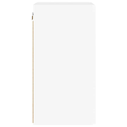 vidaXL TV-Wandschrank Glänzend Weiß 30 x 31 x 60 cm Holzwerkstoff