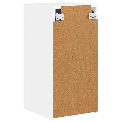 vidaXL TV-Wandschrank Wandmontiert 2 pcs Glänzend Weiß 30 x 31 x 60 cm