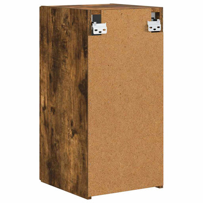 vidaXL TV-Wandschrank 2 pcs Geräucherte Eiche 30 x 31 x 60 cm