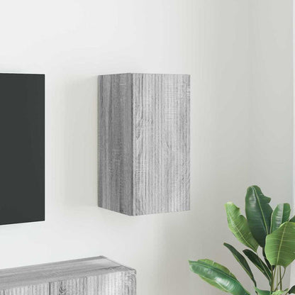 vidaXL TV-Wandschrank Graues Sonoma 30 x 31 x 60 cm Holzwerkstoff