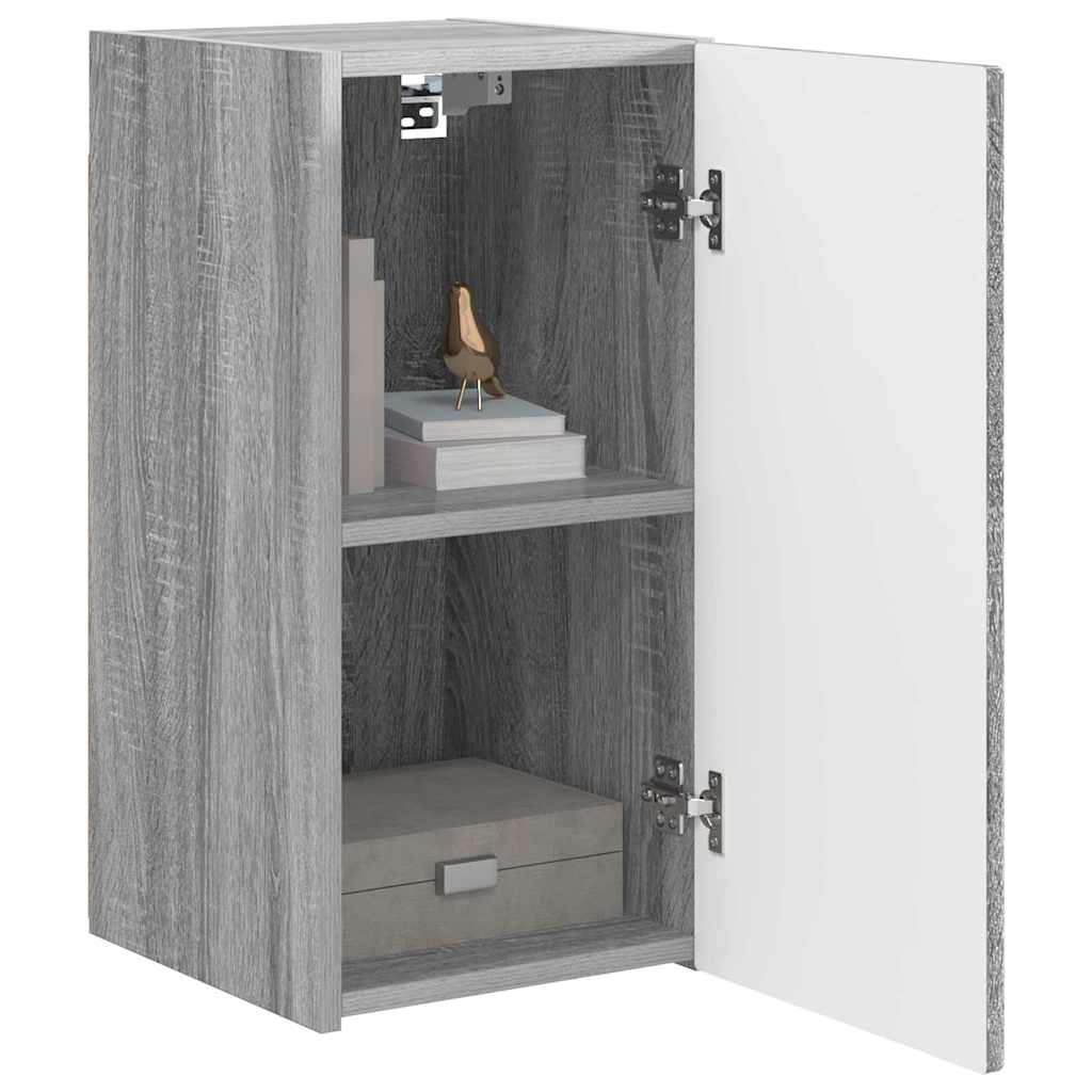 vidaXL TV-Wandschrank Graues Sonoma 30 x 31 x 60 cm Holzwerkstoff