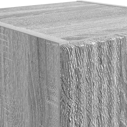 vidaXL TV-Wandschrank Wandmontiert 2 pcs Graues Sonoma 30 x 31 x 60 cm