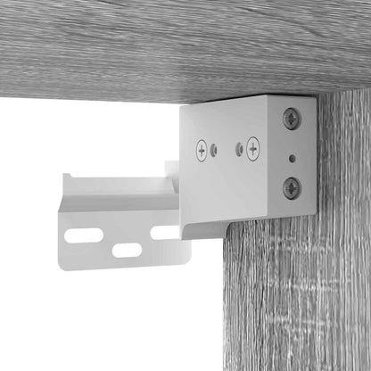 vidaXL TV-Wandschrank Wandmontiert 2 pcs Graues Sonoma 30 x 31 x 60 cm