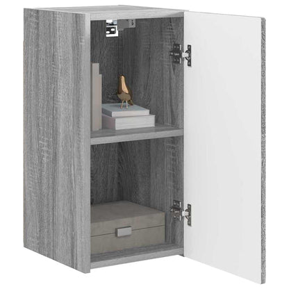 vidaXL TV-Wandschrank Wandmontiert 2 pcs Graues Sonoma 30 x 31 x 60 cm