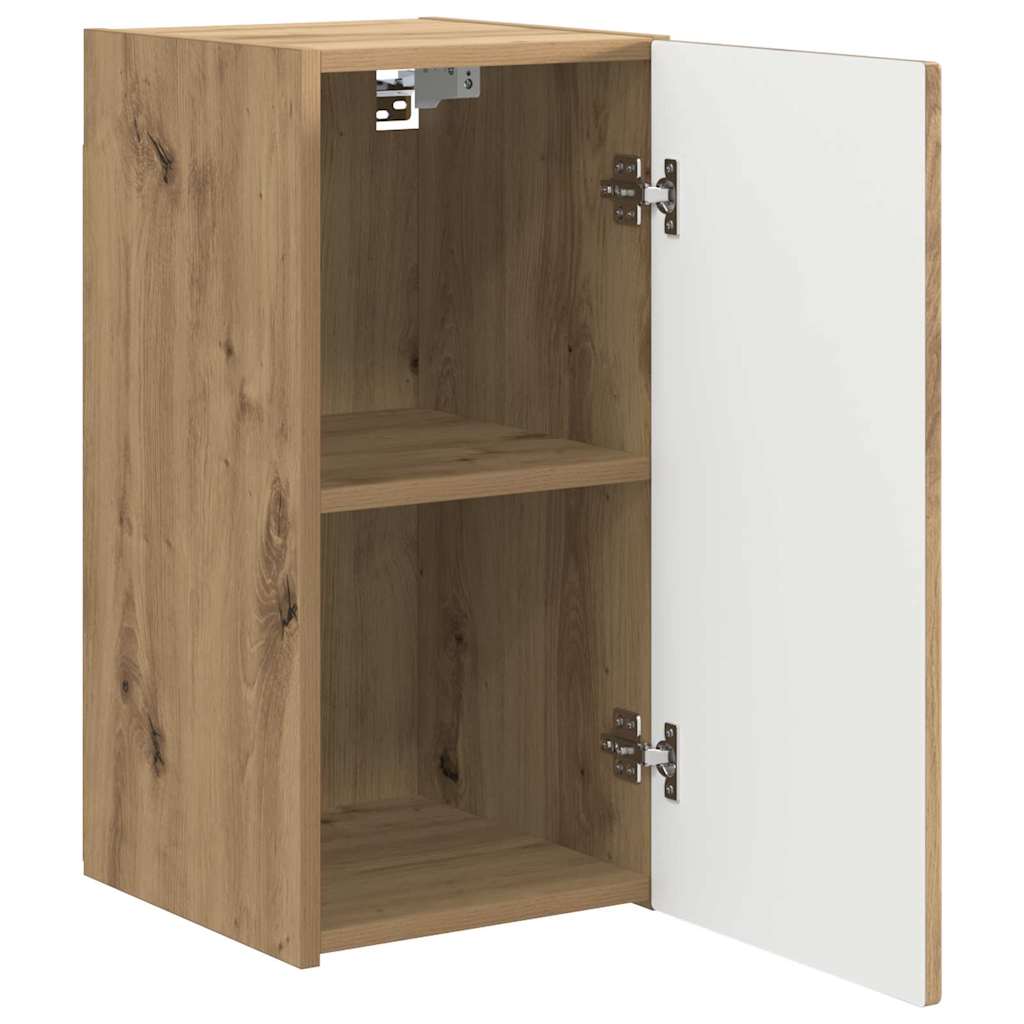 vidaXL TV-Wandschrank Wandmontiert Kunsthandwerk Eiche 30 x 31 x 60 cm