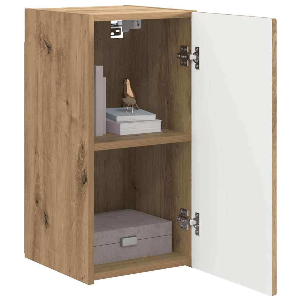 vidaXL TV-Wandschrank Wandmontiert Kunsthandwerk Eiche 30 x 31 x 60 cm