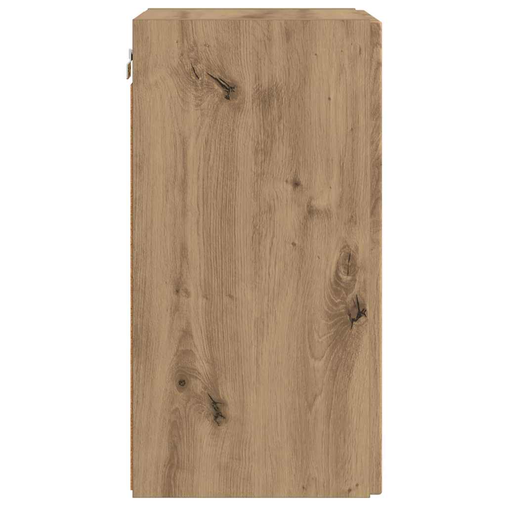 vidaXL TV-Wandschrank Wandmontiert Kunsthandwerk Eiche 30 x 31 x 60 cm