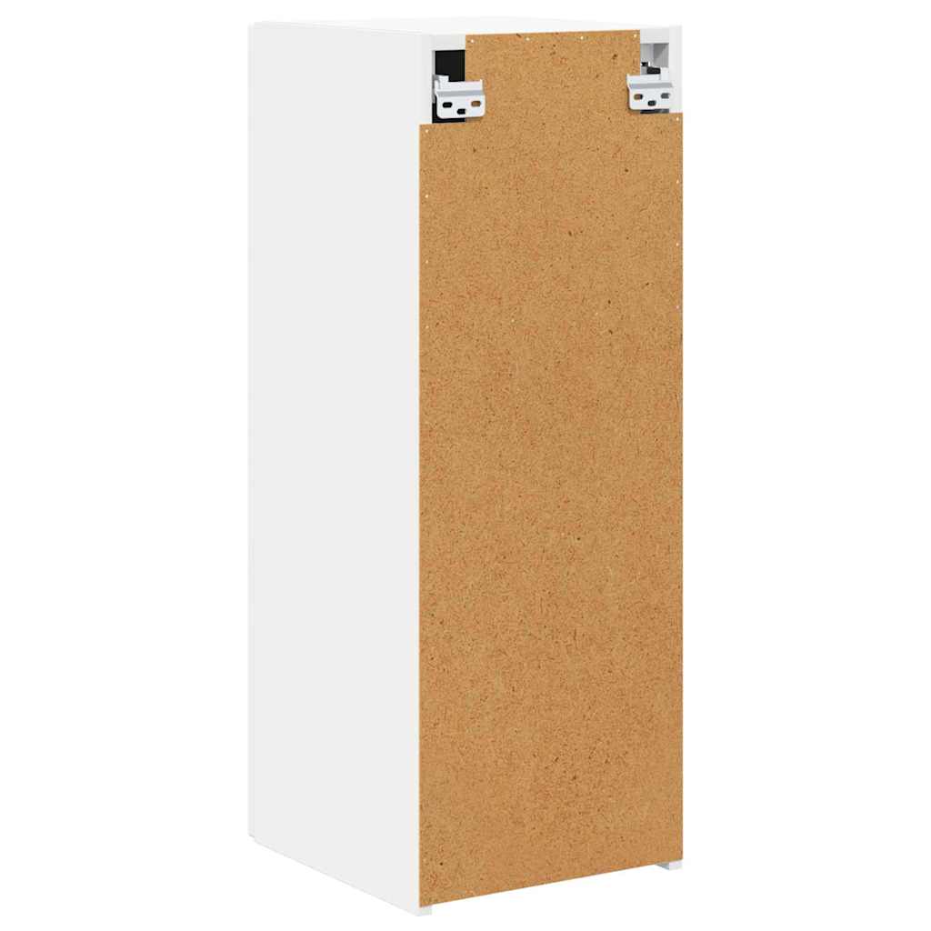 vidaXL TV-Wandschrank Wandmontiert Weiß 30 x 31 x 80 cm Holzwerkstoff