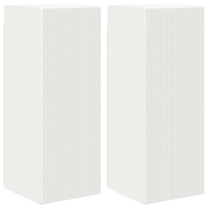 vidaXL TV-Wandschrank 2 pcs Weiß 30 x 31 x 80 cm Holzwerkstoff