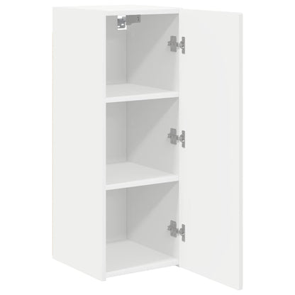 vidaXL TV-Wandschrank 2 pcs Weiß 30 x 31 x 80 cm Holzwerkstoff