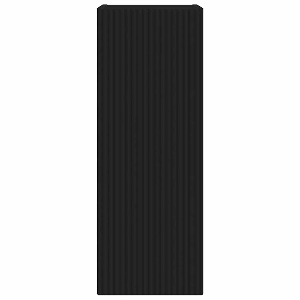 vidaXL TV-Wandschrank 2 pcs Schwarz 30 x 31 x 80 cm Holzwerkstoff