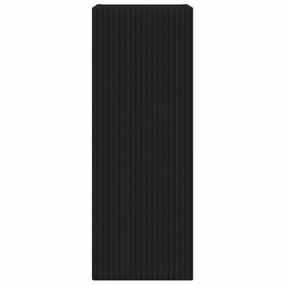 vidaXL TV-Wandschrank 2 pcs Schwarz 30 x 31 x 80 cm Holzwerkstoff