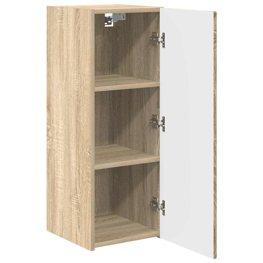 vidaXL TV-Wandschrank Sonoma 30 x 31 x 80 cm Holzwerkstoff