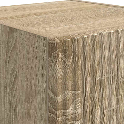 vidaXL TV-Wandschrank 2 pcs Sonoma 30 x 31 x 80 cm Holzwerkstoff
