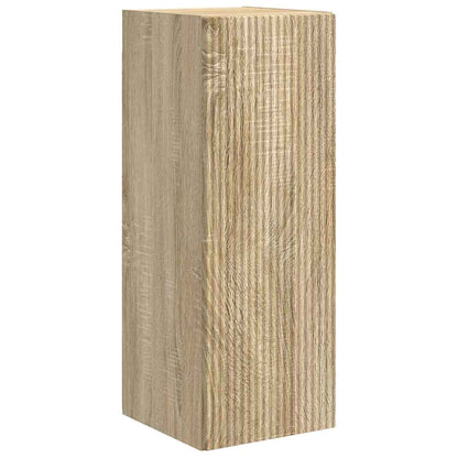 vidaXL TV-Wandschrank 2 pcs Sonoma 30 x 31 x 80 cm Holzwerkstoff