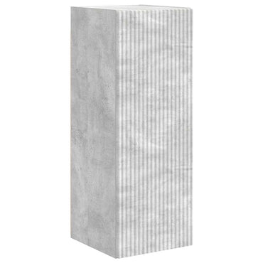 vidaXL TV-Wandschrank Wandmontiert Beton 30 x 31 x 80 cm Holzwerkstoff