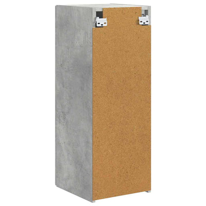 vidaXL TV-Wandschrank Wandmontiert Beton 30 x 31 x 80 cm Holzwerkstoff