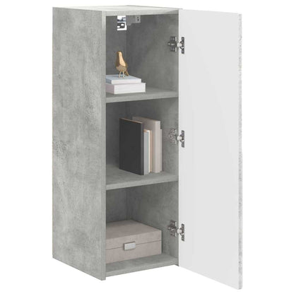 vidaXL TV-Wandschrank Wandmontiert Beton 30 x 31 x 80 cm Holzwerkstoff