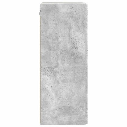 vidaXL TV-Wandschrank Wandmontiert Beton 30 x 31 x 80 cm Holzwerkstoff