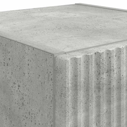 vidaXL TV-Wandschrank 2 pcs Beton 30 x 31 x 80 cm Holzwerkstoff