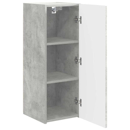 vidaXL TV-Wandschrank 2 pcs Beton 30 x 31 x 80 cm Holzwerkstoff