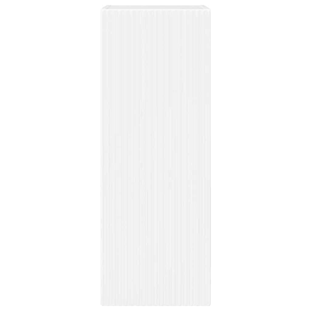 vidaXL TV-Wandschrank Wandmontiert 2 pcs Glänzend Weiß 30 x 31 x 80 cm
